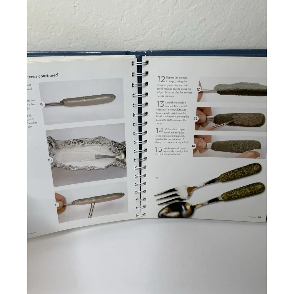 Polymer Clay 101 Book with DVD - Beginner‎ Craft Techniques Jewelry Canes Crafts